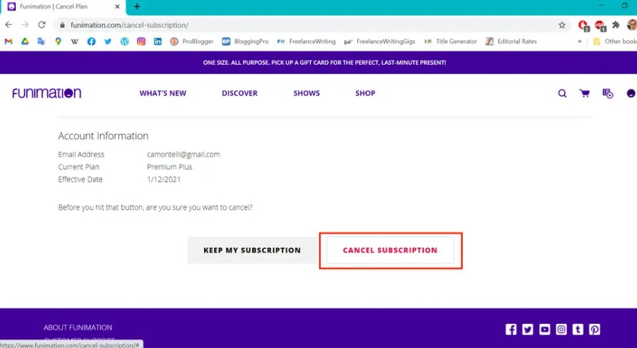 How to Cancel My Funimation Subscription?